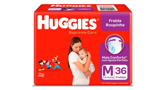 Fralda Huggies Roupinha Supreme Care Fralda Huggies Roupinha Supreme Care Tamanho M