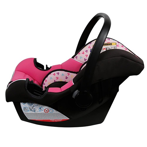 Conta com cinto de 3 pontas Cadeira Para Automóvel Team Tex Disney Beone Minnie lateral 13kg capota segurança Inmetro