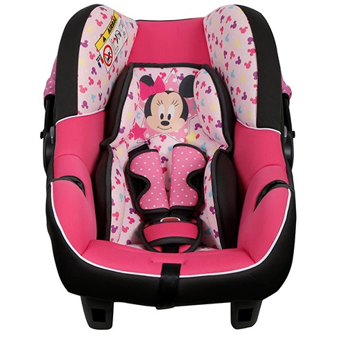 Versátil, equipamento também vira uma linda cestinha Cadeira Para Automóvel Team Tex Disney Beone Minnie roda estampa bebê criança