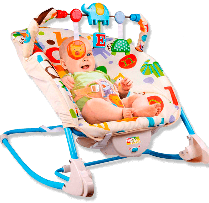 Cadeira de Descanso Baby Style Letrinhas Musical Bebê na Cadeira Cadeira de Descanso Baby Style Letrinhas Musical