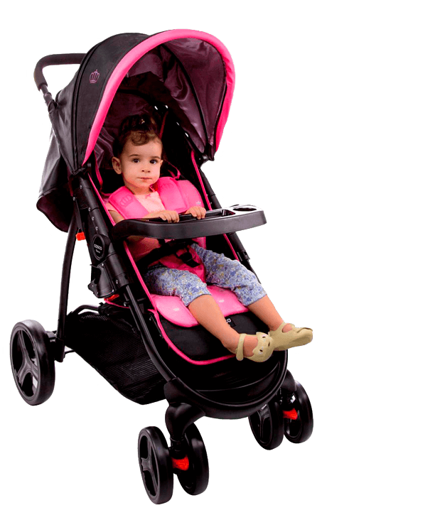 Carrinho de Bebê Cosco Nexus - Até 15 kg - Rosa Carrinho Bebê Cosco Nexux Até 15kg Rosa