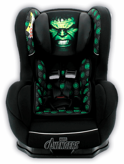 Cadeira Automóvel Team Tex Marvel Hulk Preta