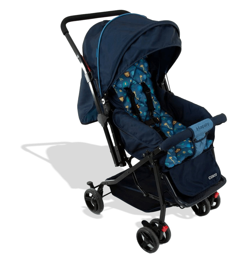 Carrinho Bebê Cosco Happy Azul