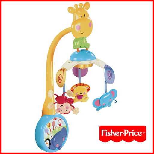 mobile musical fisher price zoológico w9913 sem pilha