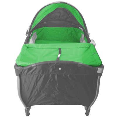 Berço Desmontável Baby Style Balanço Musical Verde