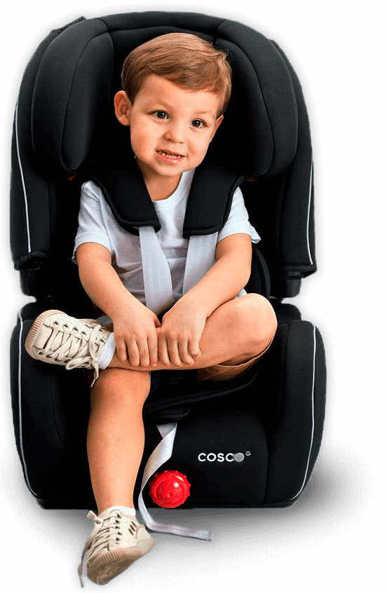 Botão giratório frontal para ajustar a inclinação do encosto Cadeira Automóvel Cosco Evolve