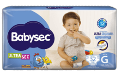 Fralda Babysec UltraSec Galinha Pintadinha tamanho G Fralda Babysec UltraSec Galinha Pintadinha tamanho G