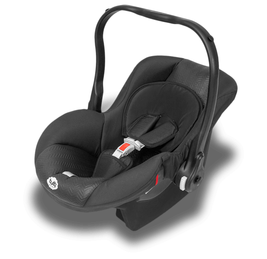Tecido que parece couro, termicamente agradável Bebê conforto tutti baby Black CB suporta 13kg