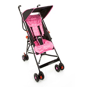 Possui apoio para os pés Carrinho Bebê Umbrella Línea Rosa Stillo Apoio Pés