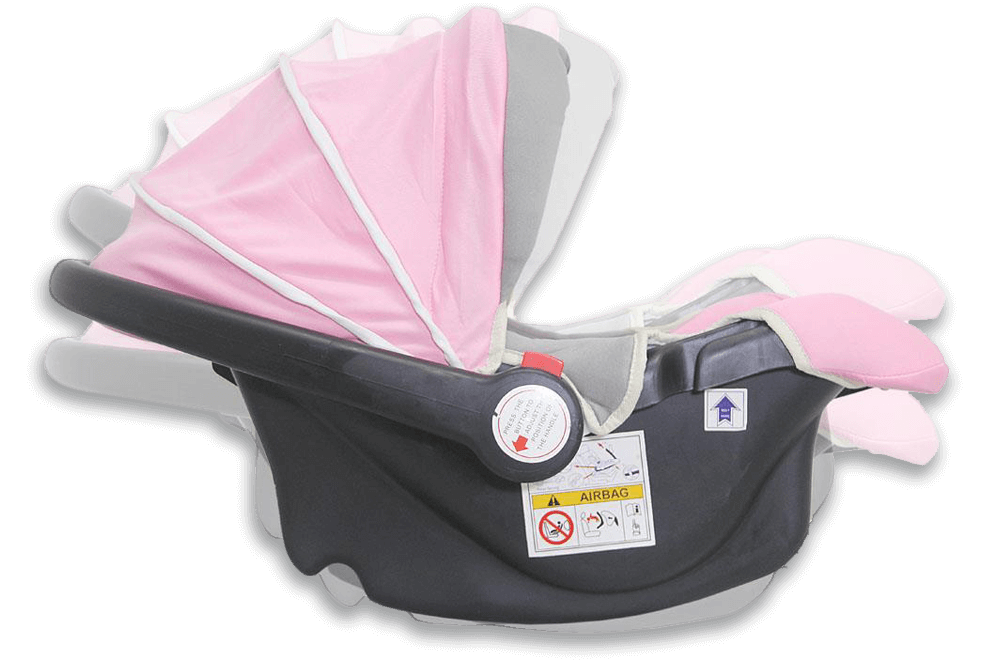 A cadeira só pode ser instalada em veículos com cinto de segurança de 3 pontos Cadeira Bebê Conforto Baby Style idade