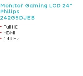 Monitor Gaming LCD 24