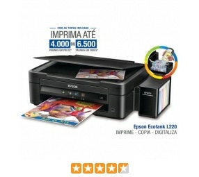 Multifuncional Jato De Tinta Colorida Eco Tank L220 Epson 