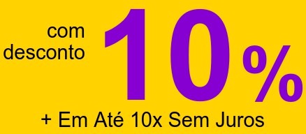 comdesconto10&nbsp;%+ Em At&eacute; 10x Sem Juros