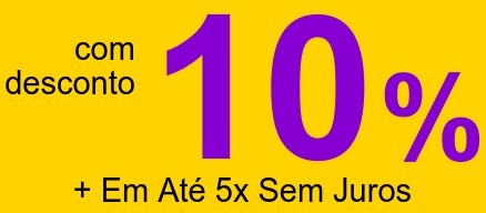 comdesconto10&nbsp;%+ Em At&eacute; 5x Sem Juros