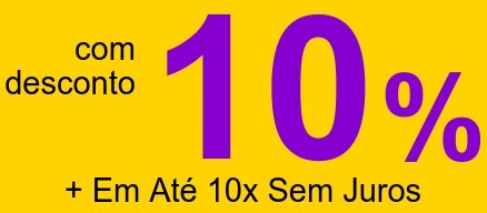 comdesconto10&nbsp;%+ Em At&eacute; 10x Sem Juros