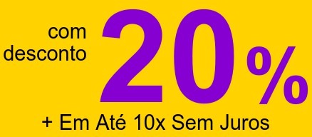 comdesconto20&nbsp;%+ Em At&eacute; 10x Sem Juros