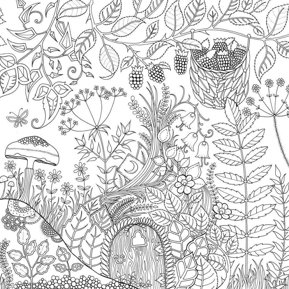 livro floresta encantada livro de colorir e caça ao tesouro