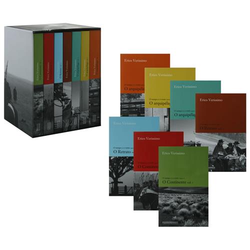 Livro Box O Tempo e o Vento 7 Volumes Erico Verissimo Romance no