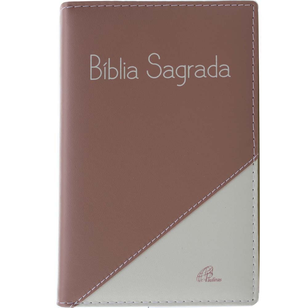 Livro Bíblia Sagrada Nova Tradução na Linguagem de Hoje Terra/Marfim Paulinas Editora