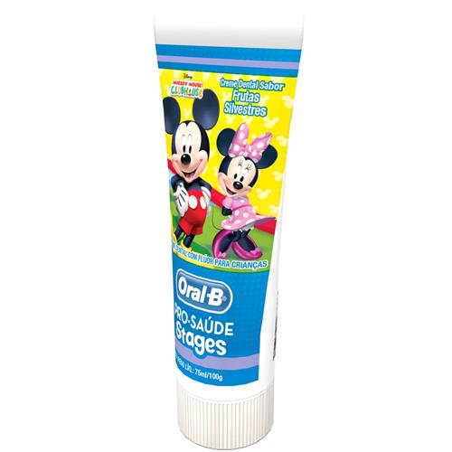 Download Pasta de Dente Oral-B Stages Mickey Mouse - 75ml - Pasta ...