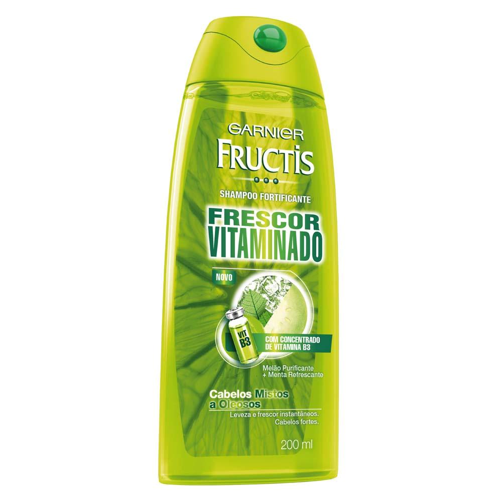 Shampoo Fructis Frescor Vitaminado Verde Shampoos no