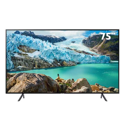 Menor preço em Smart TV LED 75" UHD 4K Samsung 75RU7100 com Controle Remoto Único, Visual Livre de Cabos, Bluetooth, HDR Premium, HDMI e USB